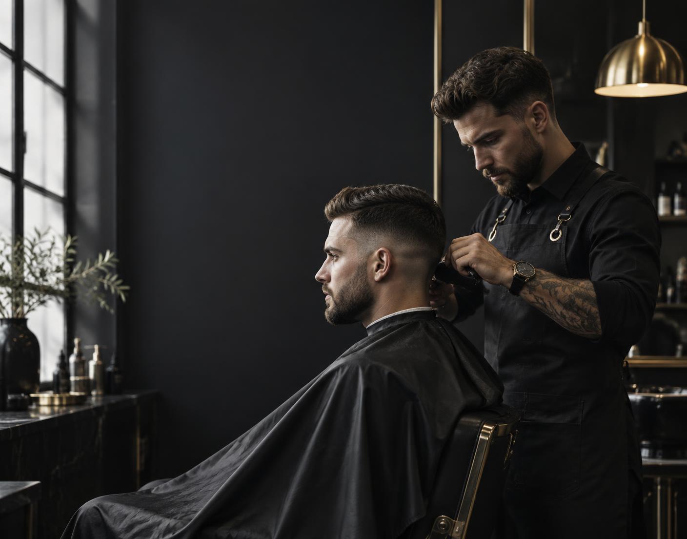 Barber med natančnim striženjem